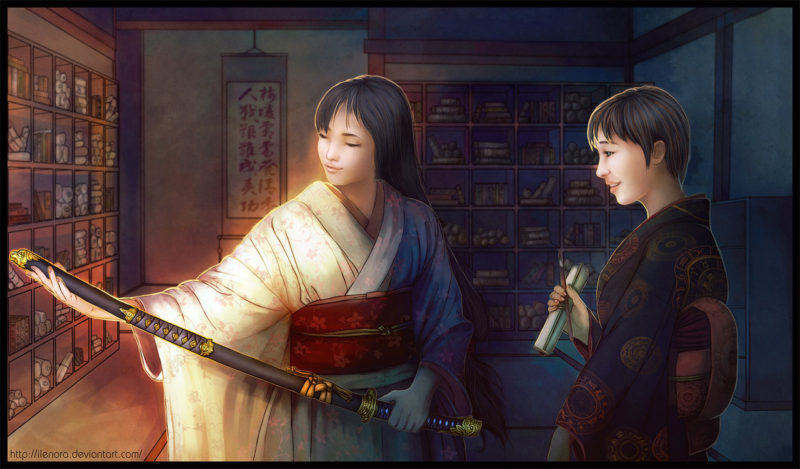Kazusa and Shizuyo Kazusa and Shizuyo